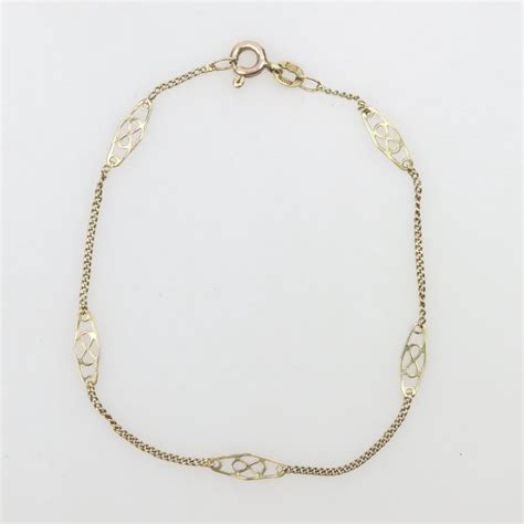 14kt Gold Infinity Symbol Bracelet Property Room