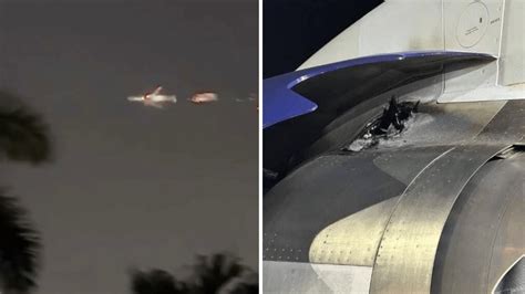 Plane On Fire Video Shows Flames Coming From Atlas Air Plane Before