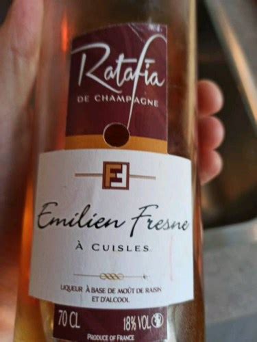 Emilien Fresne Ratafia De Champagne Vivino Australia