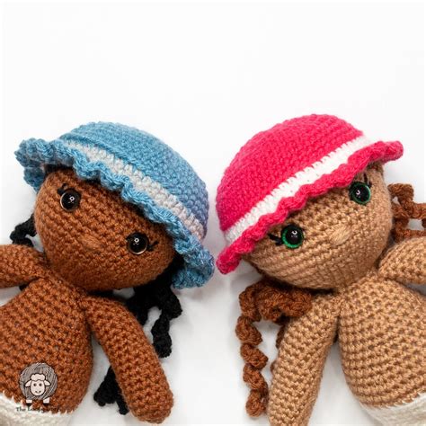 Free Crochet Doll Sun Hat Pattern And Video Tutorial