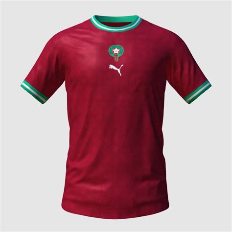 Morocco Afcon Home Concept Fifa Kit Creator Showcase