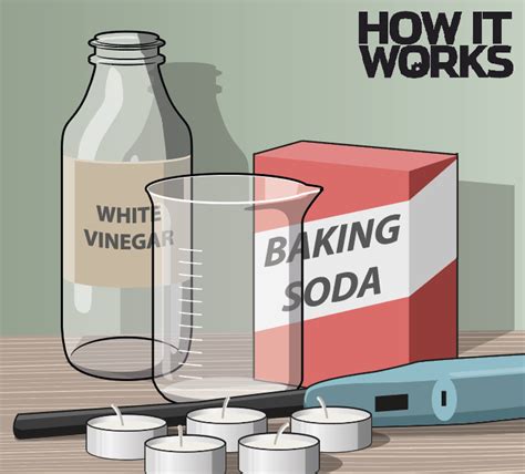 Mixing Baking Soda And Vinegar To Produce Carbon Dioxide Gas