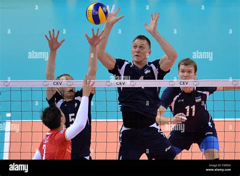 Turin Italy 10th Oct 2015 2015 Mens European Volleyball