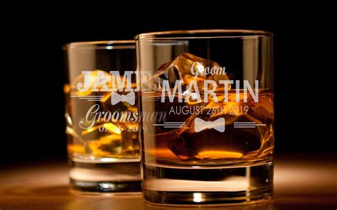 Personalized Rocks Glasses Whiskey Glasses Custom Whiskey Etsy Whiskey Glasses Personalized