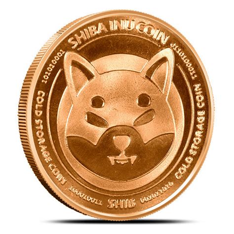 1 Oz Crypto Commemorative Shiba Inu Copper Round New L BGASC