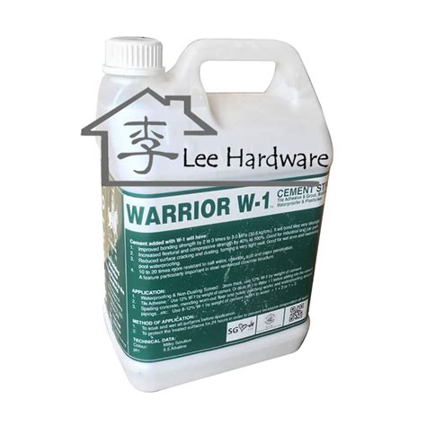 WARRIOR W1 Cement Strengthener 5kg/20kg | Lee Hardware And Building ...