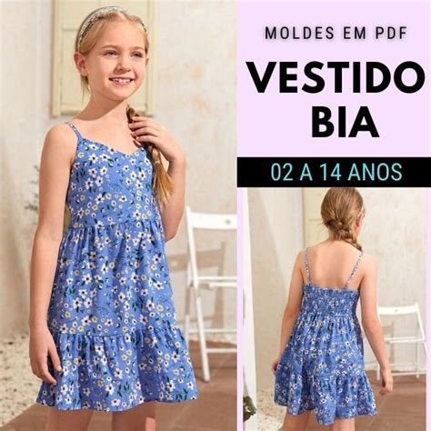 Molde Vestido Bia Casini Moldes Hotmart