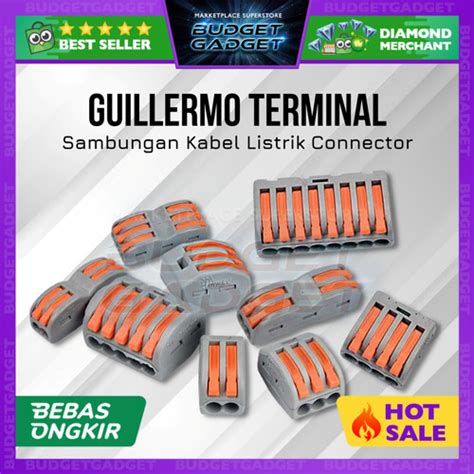 Jual Guillermo Terminal Block Konektor Sambungan Kabel Listrik Plug In