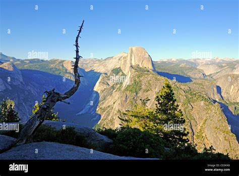 Half Dome Seen From Glacier Point Yosemite National Park California