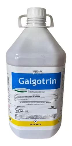 Insecticida Galgotrin Cipermetrina 25 X 5 Lts Chemotecnica Envío gratis