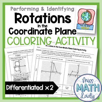 Rotations On The Coordinate Plane Worksheets