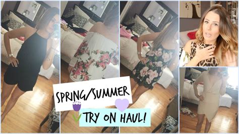 Springsummer Try On Haul Youtube
