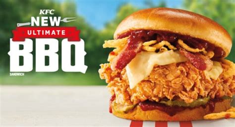 KFC Tests New Ultimate BBQ Chicken Sandwich And Spicy Slaw Chicken