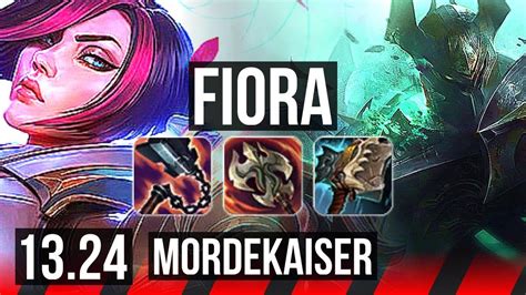 Fiora Vs Morde Top 1200 Games 1 0m Mastery 9 3 6 Na Master