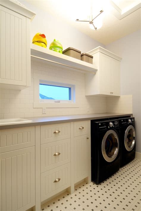 Beadboard Laundry Room Cabinets Cottage Laundry Room Veranda