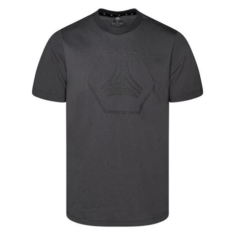 Adidas T Shirt Tango Logo Grau Schwarz Unisportstore At