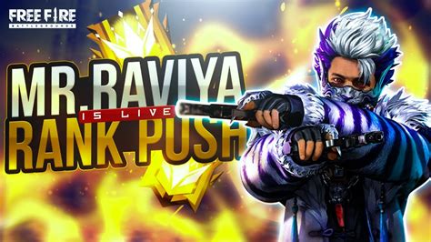 Rank up කරම free fire on LIVE sri Lanka Mr Raviya YouTube