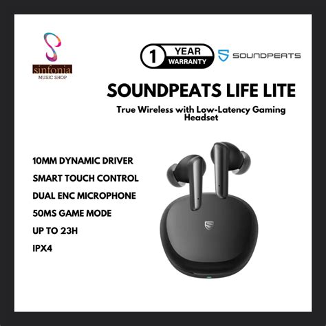 Jual Soundpeats Life Lite True Wireless Earbuds Shopee Indonesia