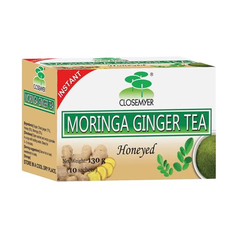 Closemyer Moringa Ginger Tea 10 Pack PnP