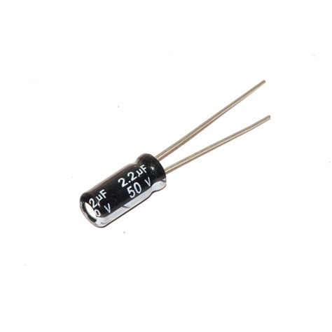 2 2UF 50V ELECTROLYTIC CAPACITOR Besomi Electronics