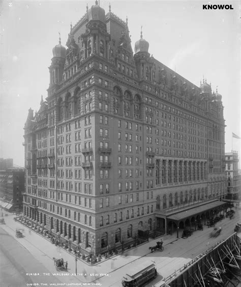 Here's What the Waldorf Astoria Looked Like in 1900 - KNOWOL