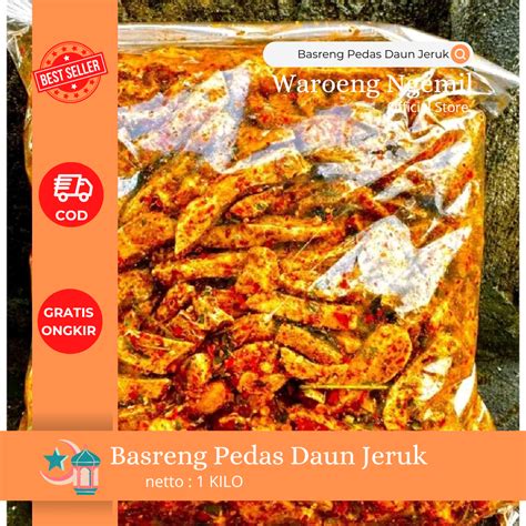 BASRENG PEDAS DAUN JERUK ISI 1 KG BASRENG SULTAN BANDUNG BASRENG