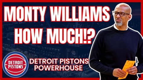 Detroit Pistons Head Coach Monty Williams What S Ahead Youtube