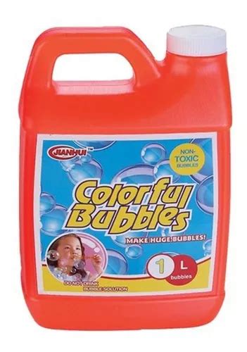 Jab N Burbujero L Quido Para Hacer Burbujas Botella Litro En Venta En