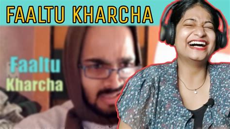 Reaction Bb Ki VINES Faaltu Kharcha CRAZY GAL REACTION YouTube