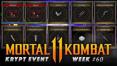 Mortal Kombat New Krypt Event Location W Free Kombat