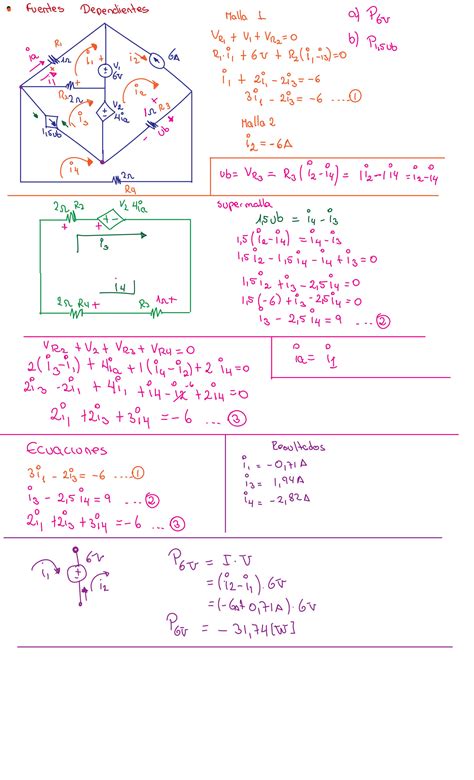 Solution Circuitos Electricos Ejercicios Resueltos Metodo Mallas