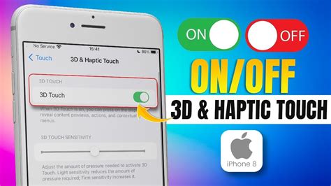 How To Turn On Off 3d Touch Haptic Touch On IPhone 8 Plus Enable 3d