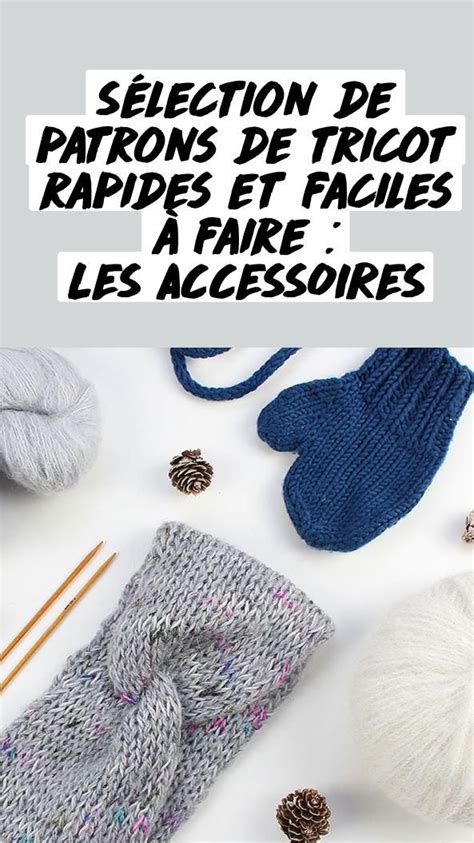 Sélection de patrons de tricot rapides et faciles à faire Bandeaux