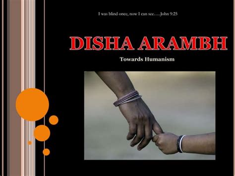 Disha Arambh Ppt