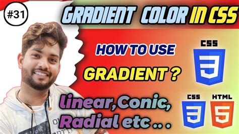 31 Gradient Colors 🔥 In Css How To Use Css Full Course In Hindi