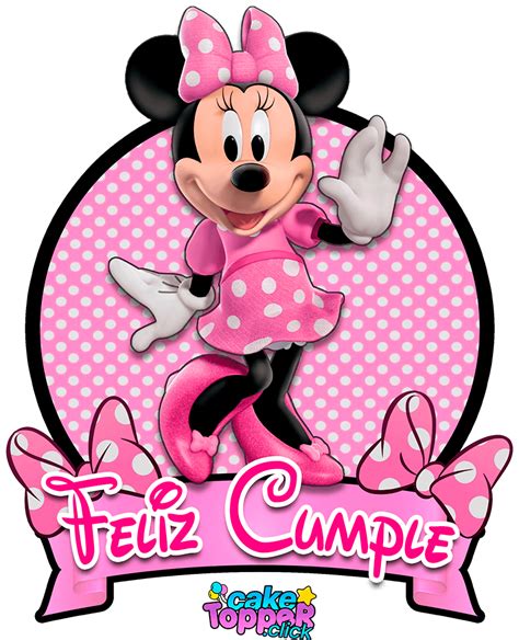 Cake Toppers De Minnie Mouse IMPRIMIR GRATIS