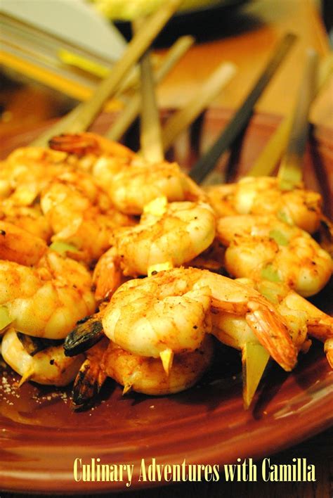 Pinchos de Gambas {On a Stick!}