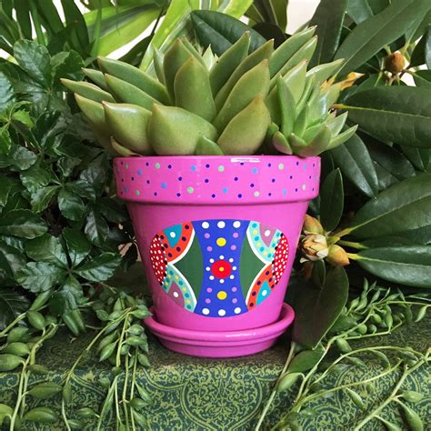 Pot De Fleurs Pour Cactus Plantes Succulentes Cache Pot Etsy France