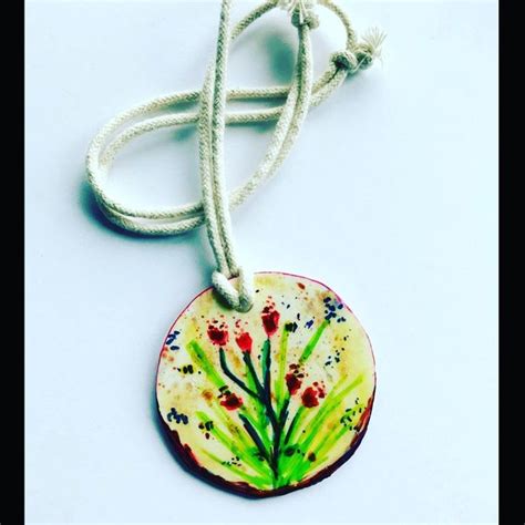 Hand Painted Necklaces Available In My Etsyshop Etsyme