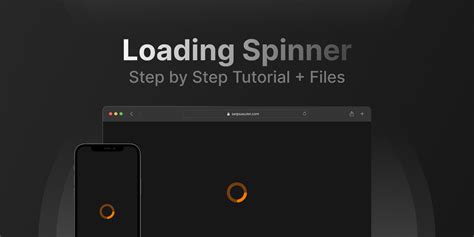 Loading Spinner W Tutorial Figma