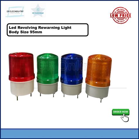 Led Revolving Rewarning Light ~4 12v 24v 220vac Lte 1101 Series