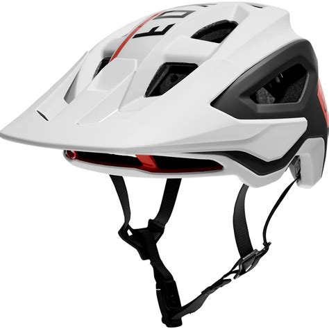 Fox Enduro MTB Helmet Speedframe Pro Blocked White Black Maciag Offroad