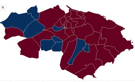 El Mapa De Las Nueve Poblaciones De La Marina Alta Que Se Han Librado