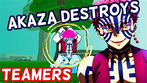 Akaza Destroys Toxic Teamers Rogue Demon Youtube