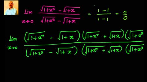 Calculus Limits Finding Limits By Rationalization Youtube