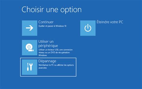 Windows 10 comment accéder au mode sans échec