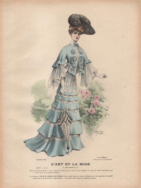 French Fashion Plate From L Art Et La Mode Fashion Of 1903 Fashion