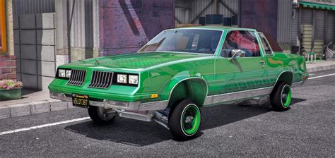 Oldsmobile Cutlass Lowrider Fivem Grand Theft Auto Optimized Mod