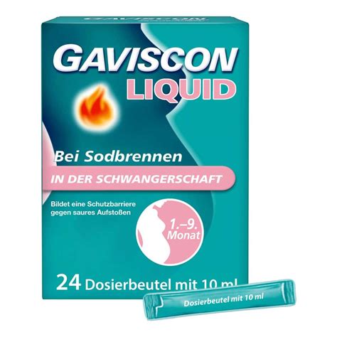 Gaviscon Liquid Bei Sodbrennen In Der Schwangerschaft X Ml