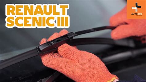 How To Change Front Wipers Blades On RENAULT SCENIC 3 TUTORIAL